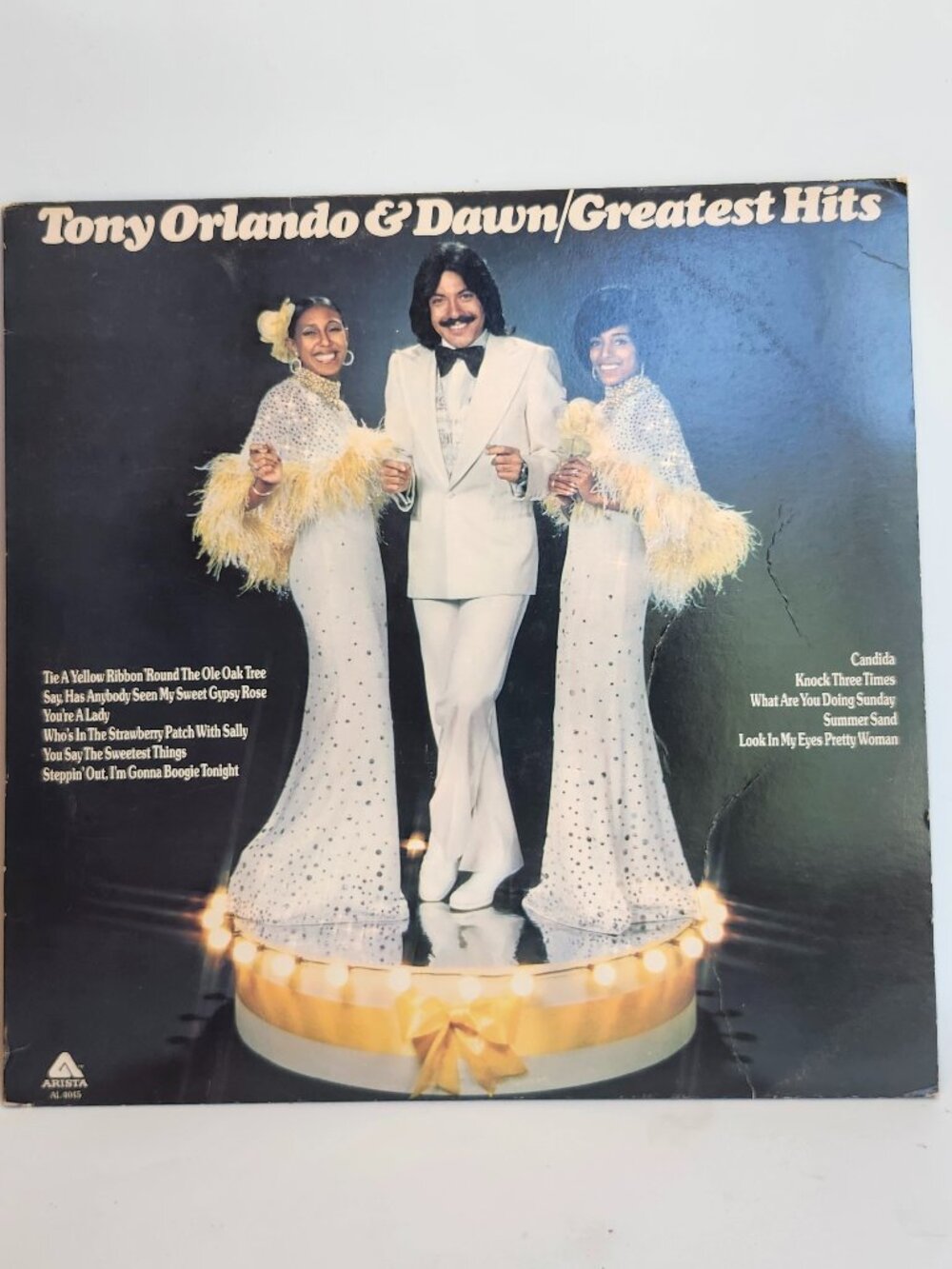 1975 Greatest Hits vinyl album by Tony Orlando and Dawn Vintage Vinyl Record